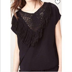 Ulla Johnson Uma Macrame Silk Top